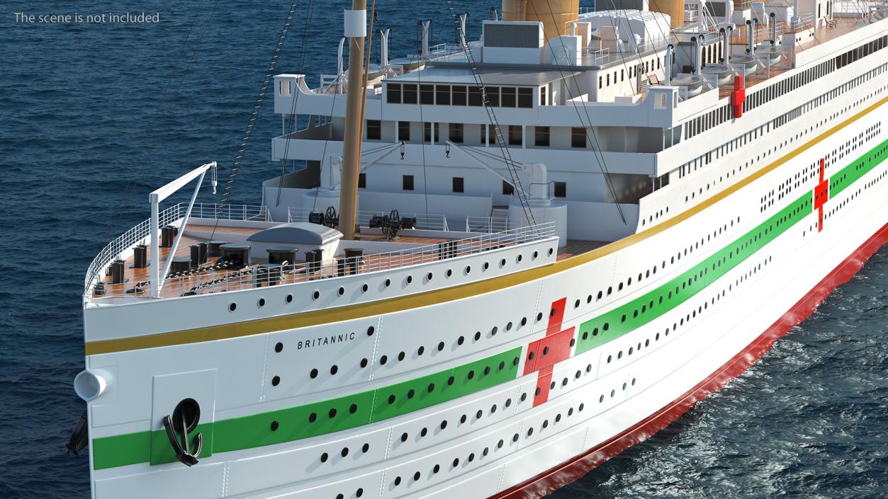 HMHS Britannic 3D model