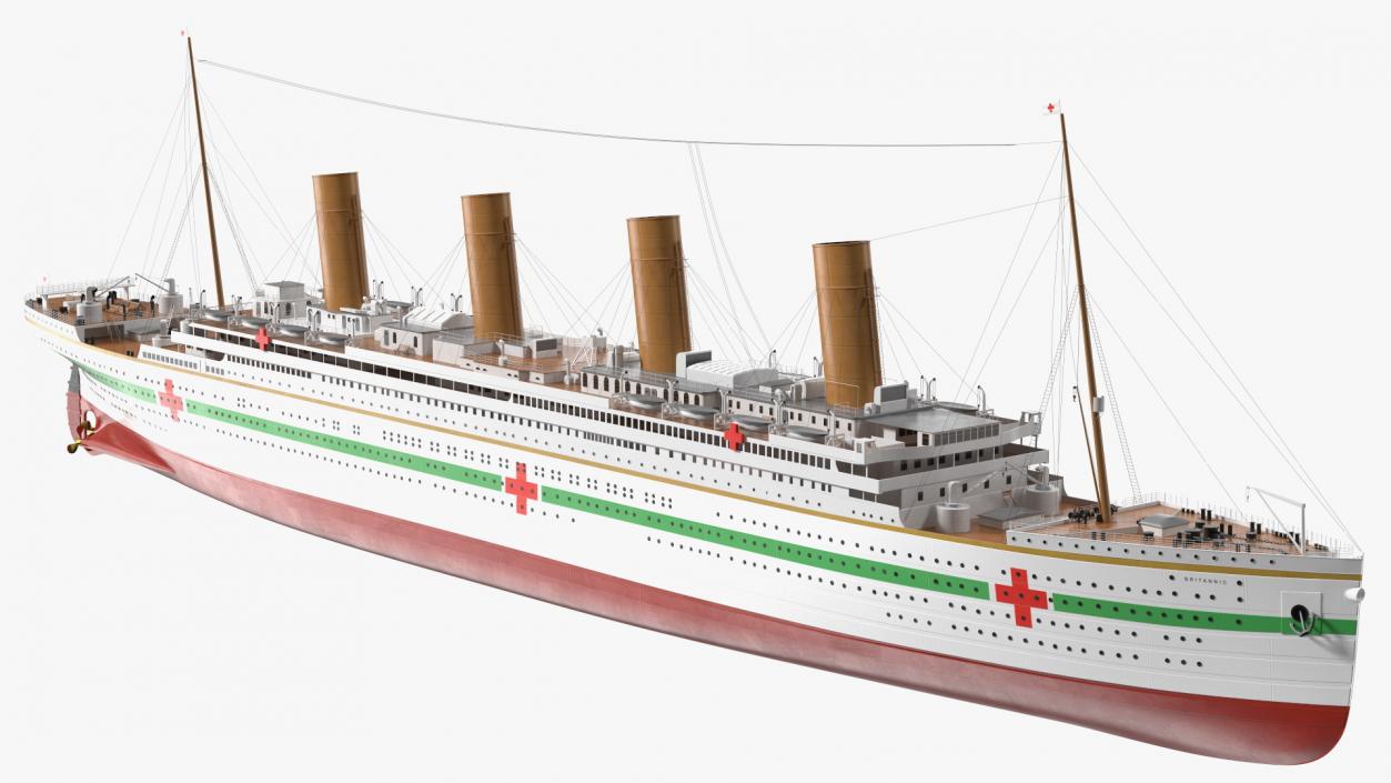 HMHS Britannic 3D model