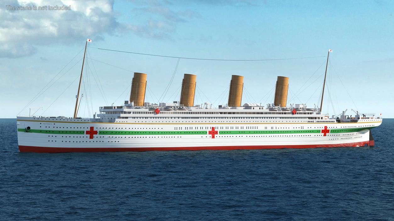 HMHS Britannic 3D model