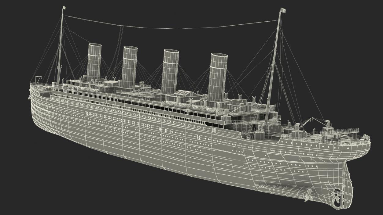 HMHS Britannic 3D model