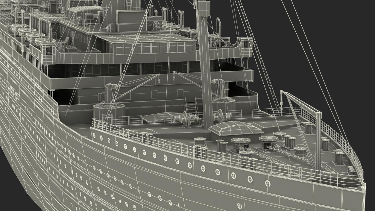 HMHS Britannic 3D model