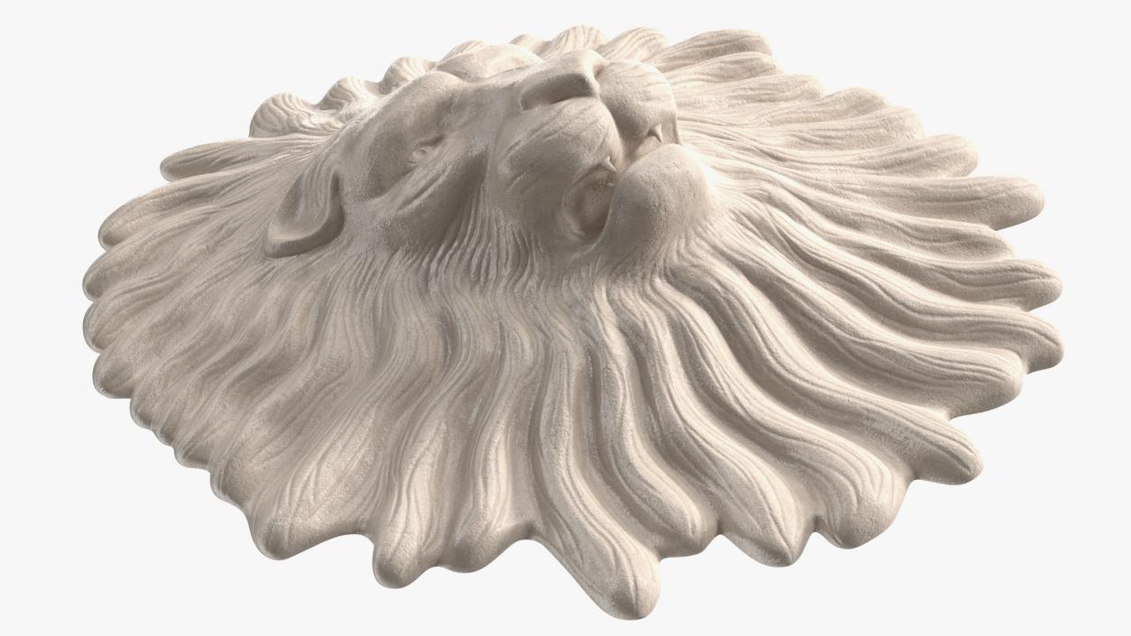 Lion Wall Sculpture 3D model