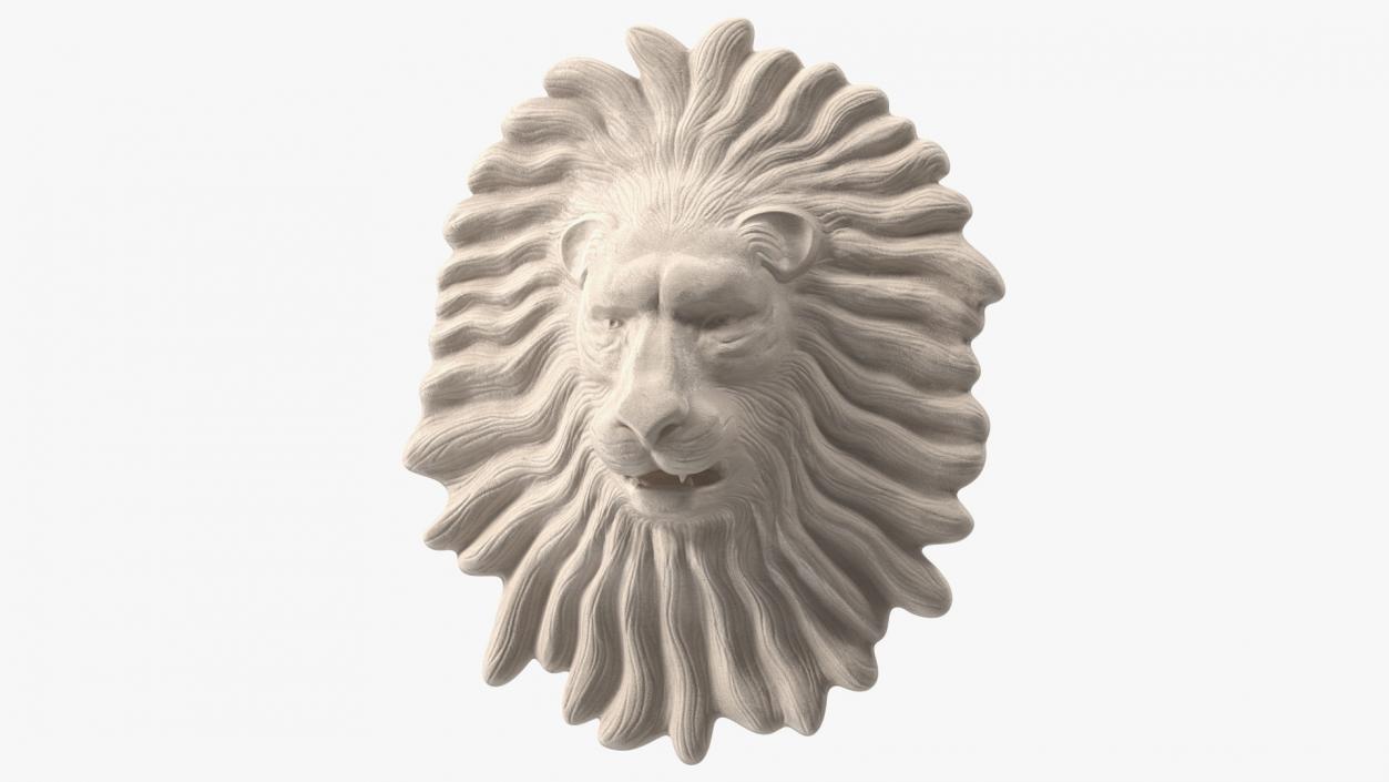 Lion Wall Sculpture 3D model