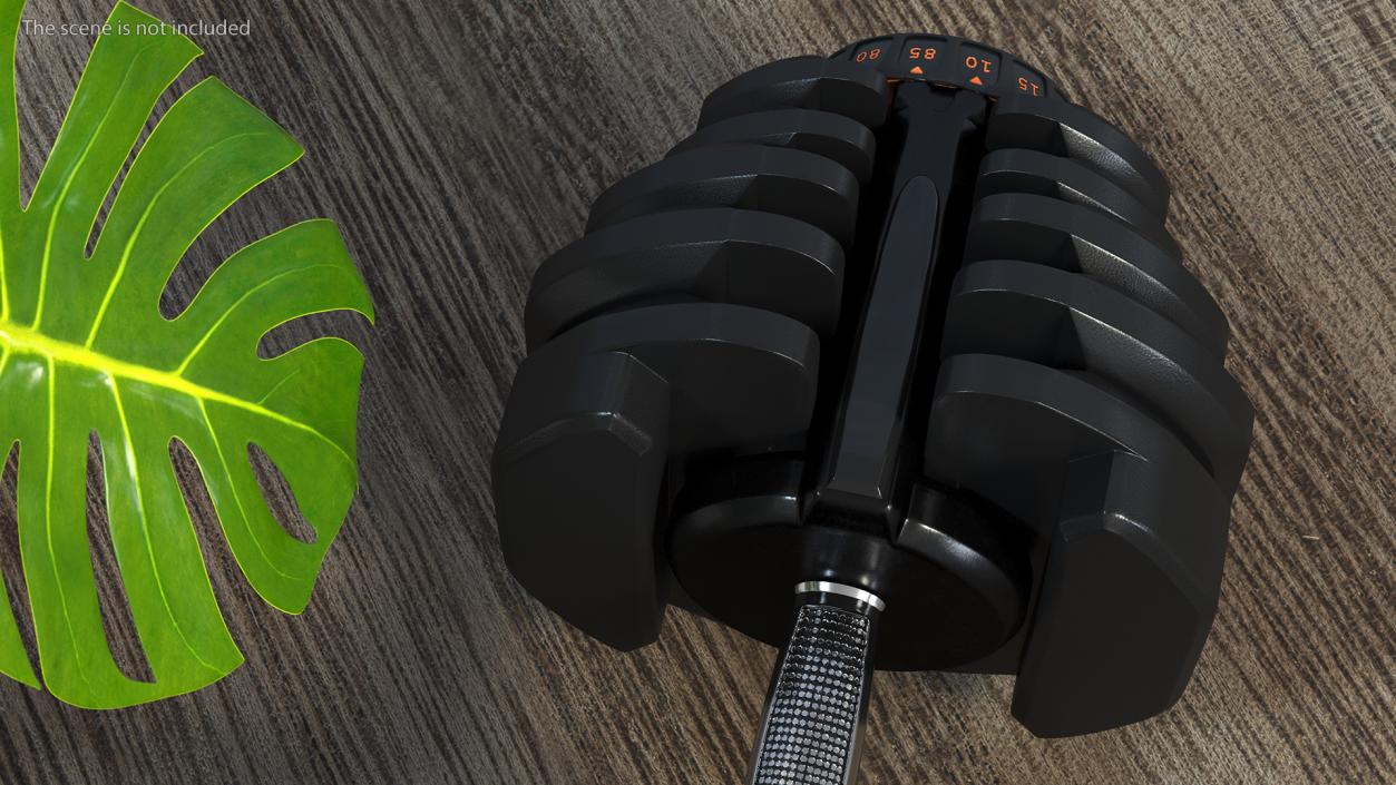 3D model Dial Weight Adjusting Dumbbell