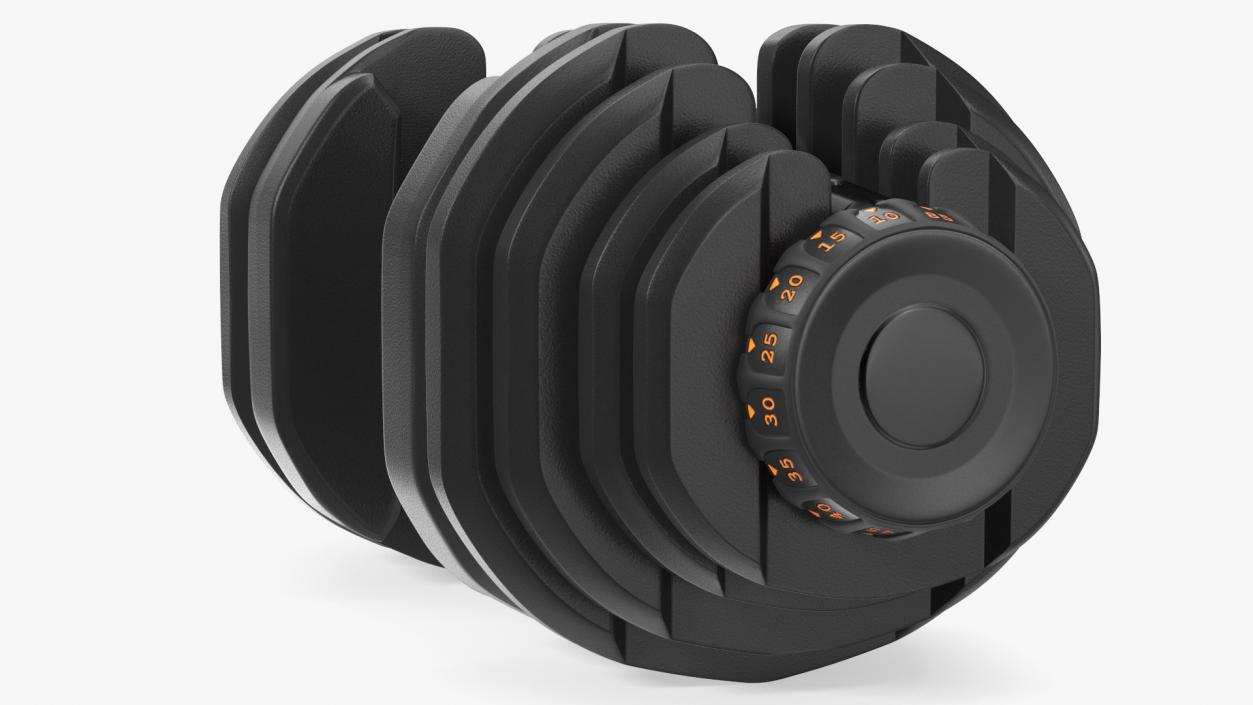 3D model Dial Weight Adjusting Dumbbell