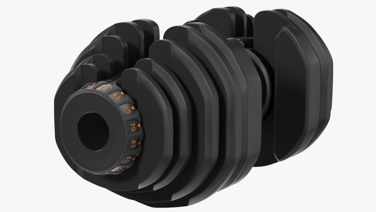 3D model Dial Weight Adjusting Dumbbell