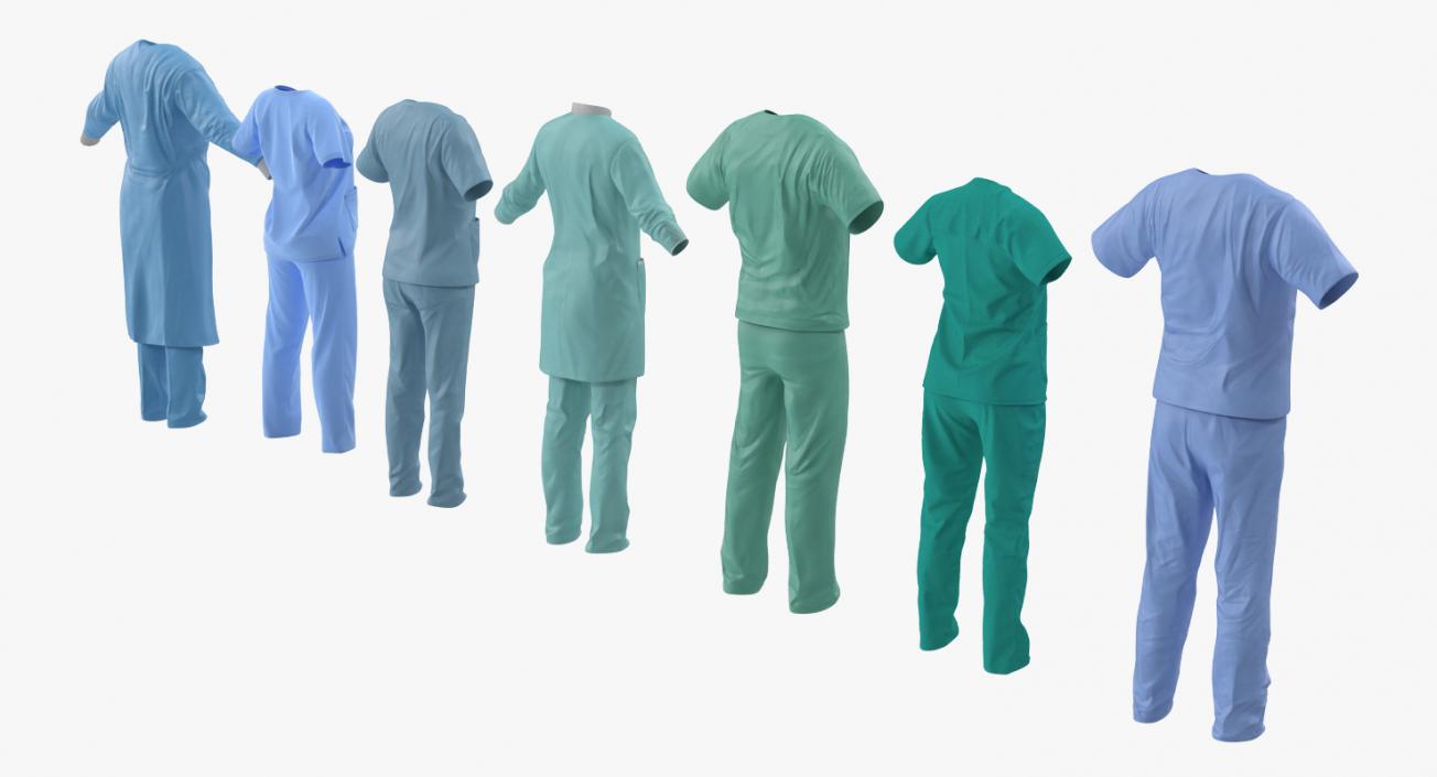 3D Doctor Clothing Collection 5 model