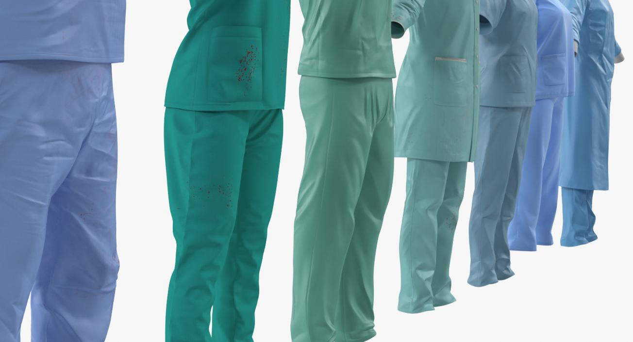 3D Doctor Clothing Collection 5 model