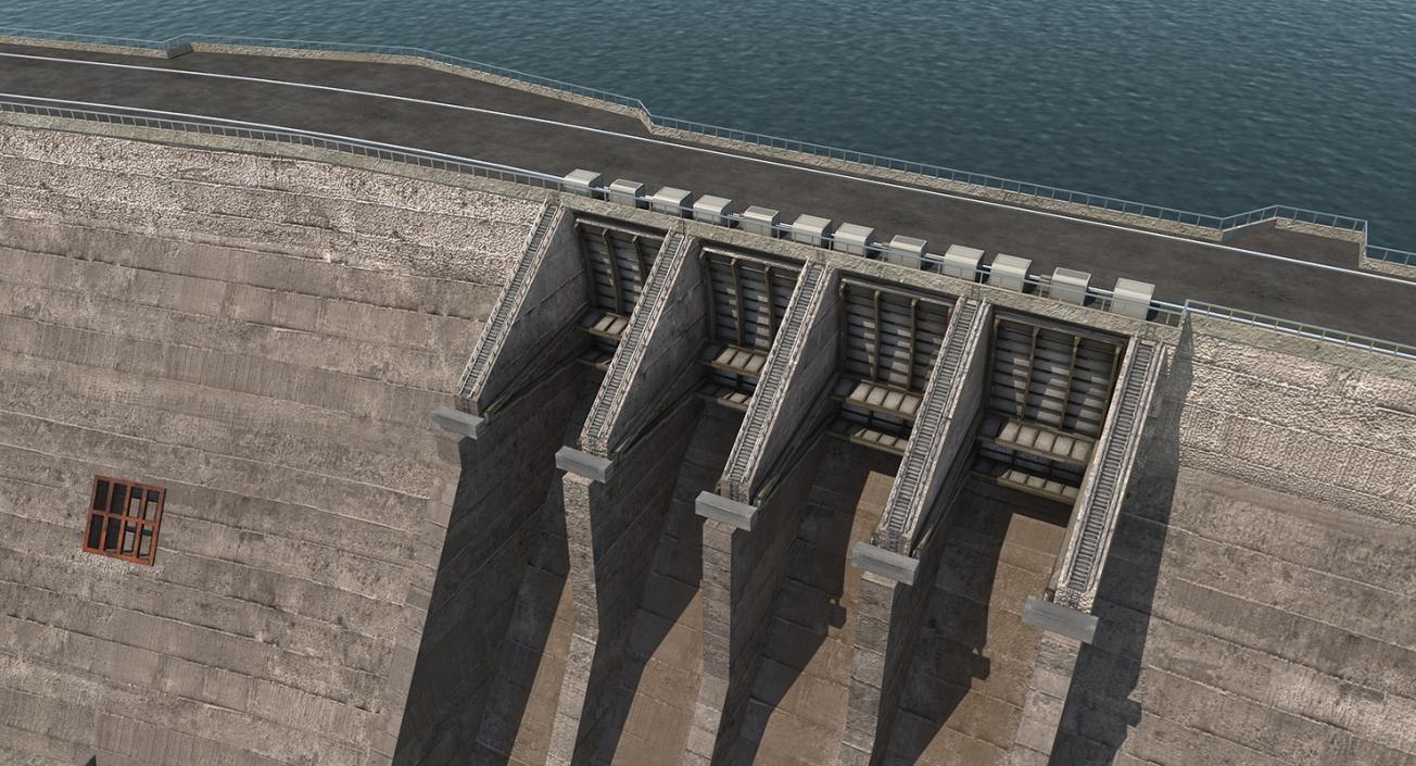 Hydroelectric Dam 3D