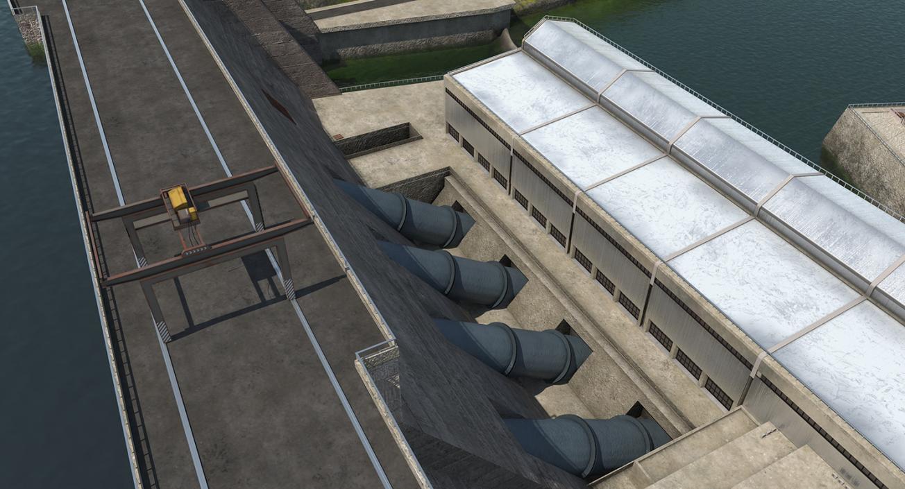 Hydroelectric Dam 3D