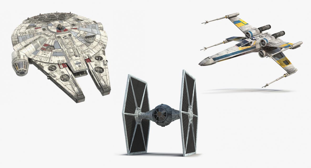 Star Wars Spacecrafts Collection 3D