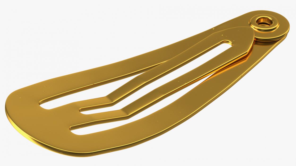 3D Hairpin Set Gold