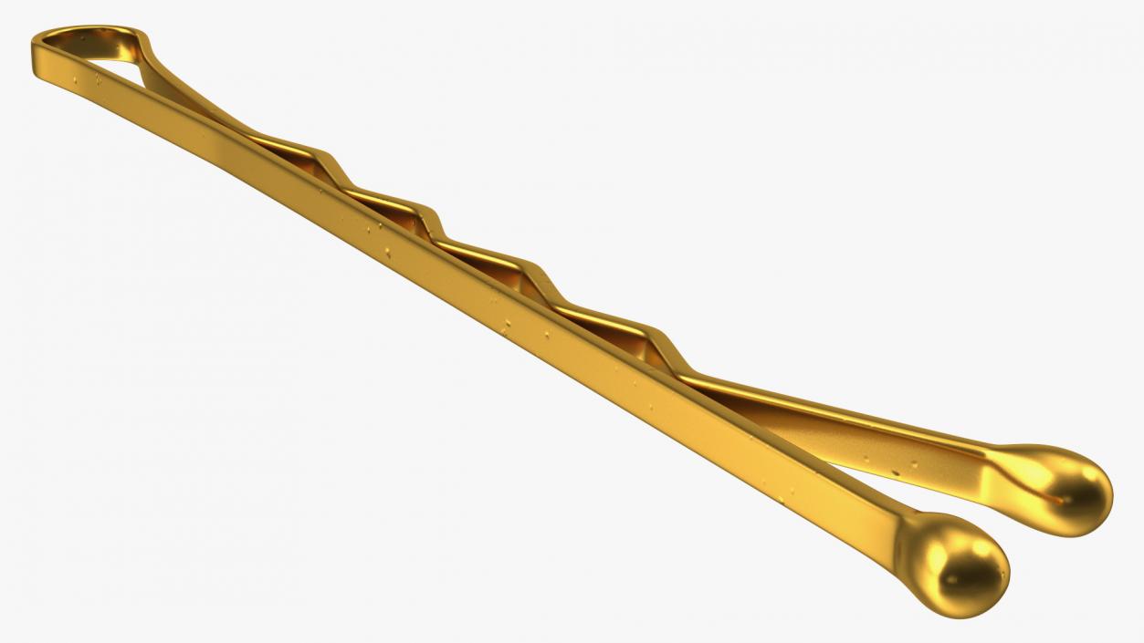 3D Hairpin Set Gold