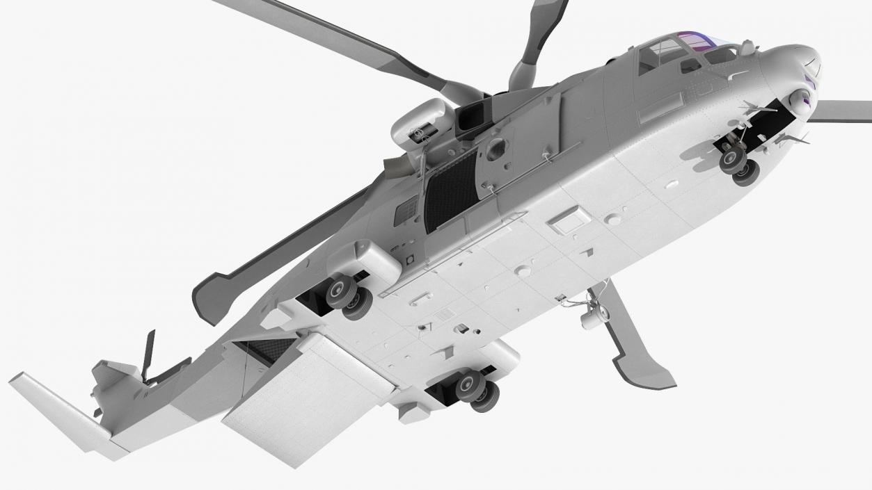 3D model Multipurpose Medium Transport Helicopter