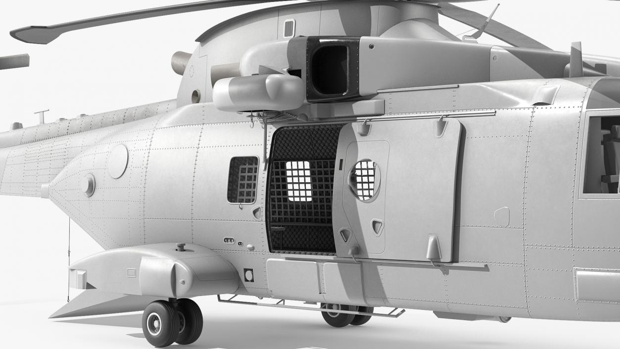 3D model Multipurpose Medium Transport Helicopter