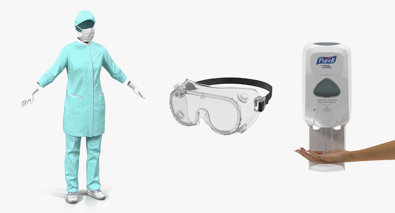 Doctors Protection Collection 3D model