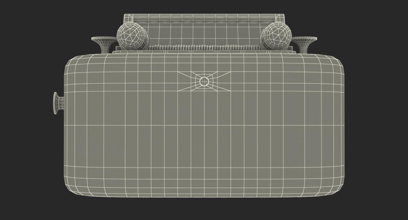 3D Vintage Radio model