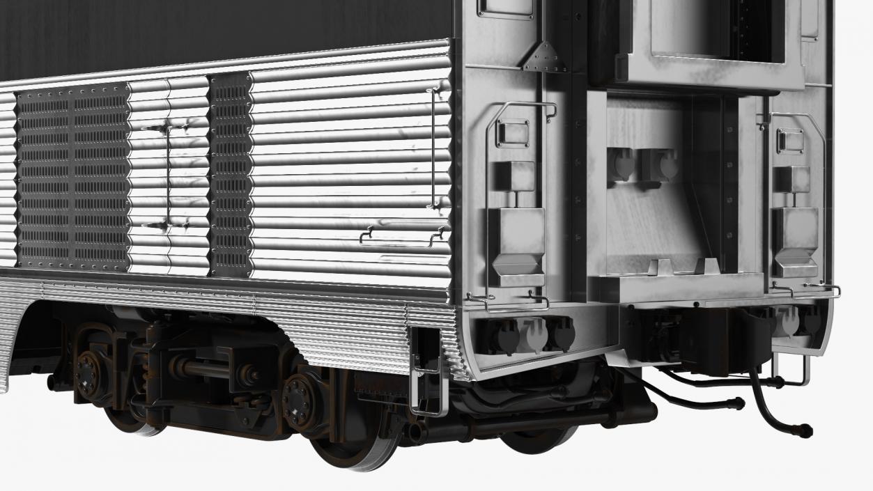 Double Decker Rail Car 3D