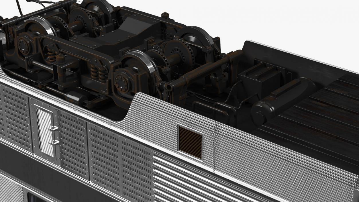 Double Decker Rail Car 3D