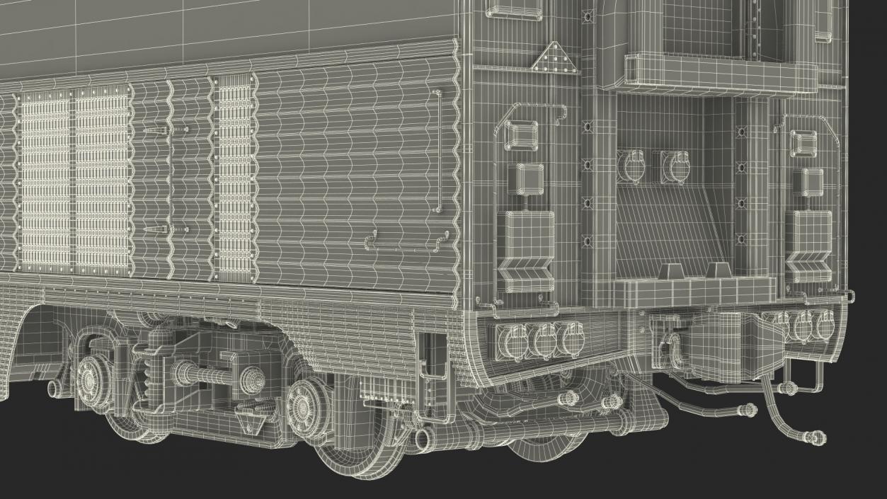 Double Decker Rail Car 3D