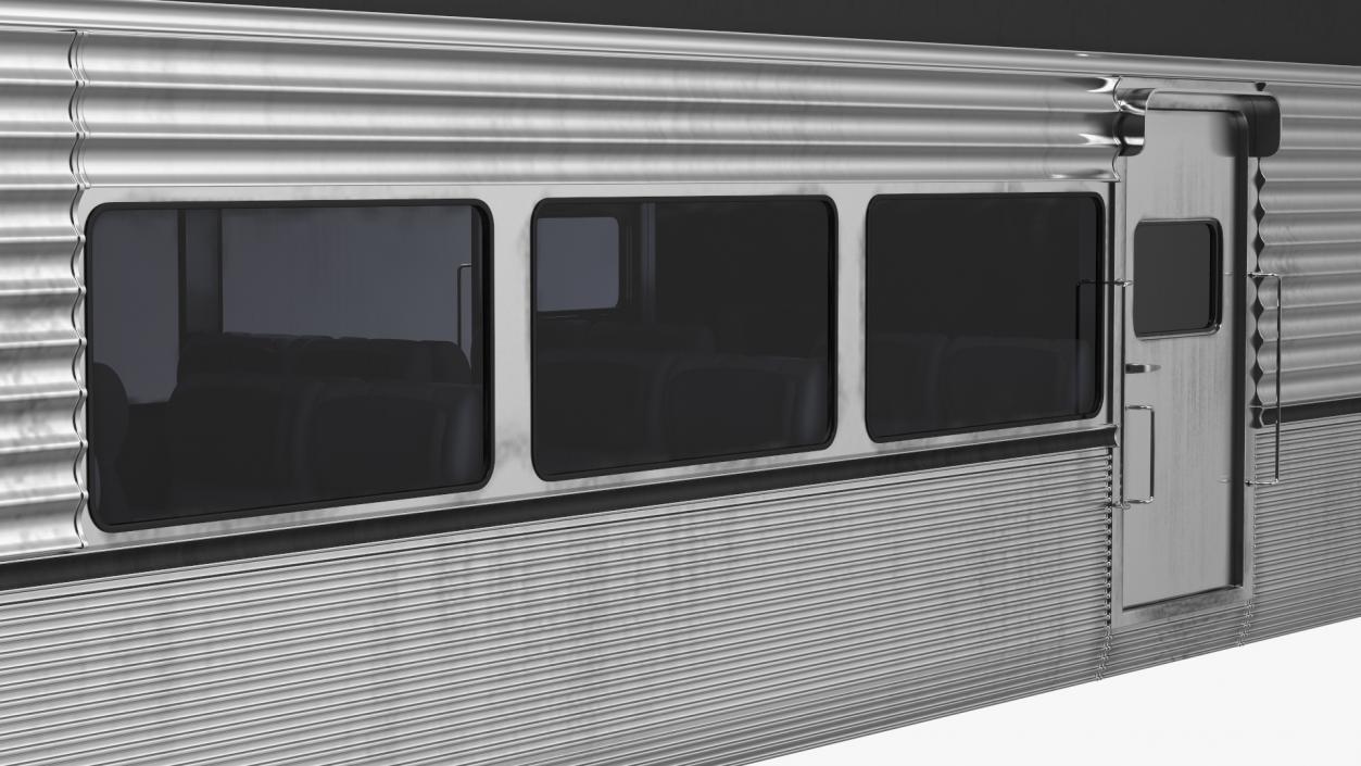 Double Decker Rail Car 3D