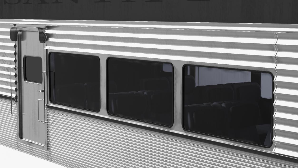 Double Decker Rail Car 3D