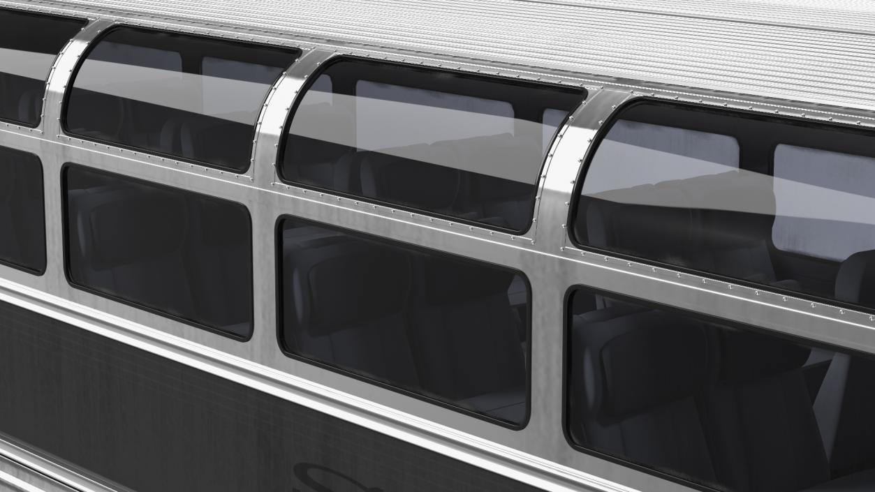 Double Decker Rail Car 3D