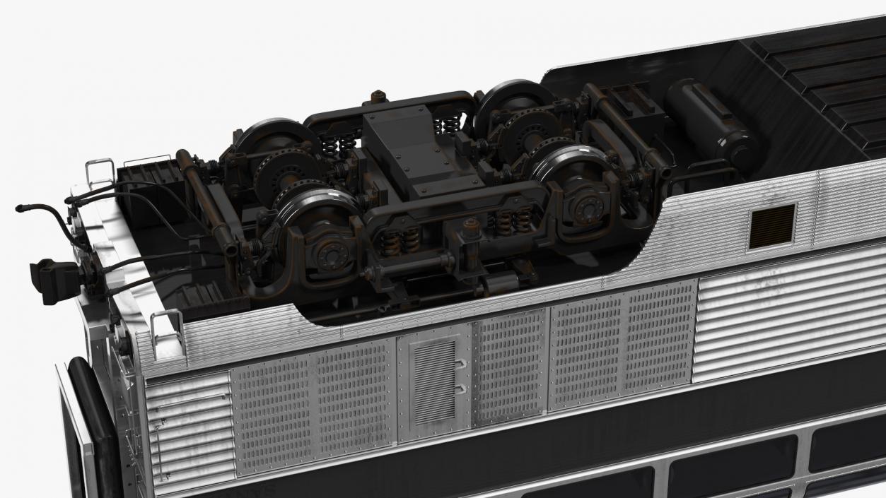 Double Decker Rail Car 3D