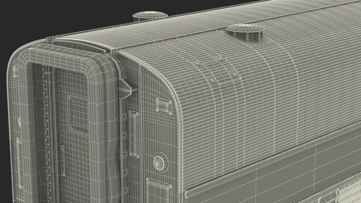 Double Decker Rail Car 3D