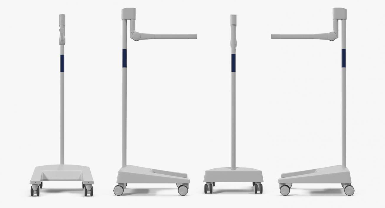 Medical Stand on Rollers 3D model