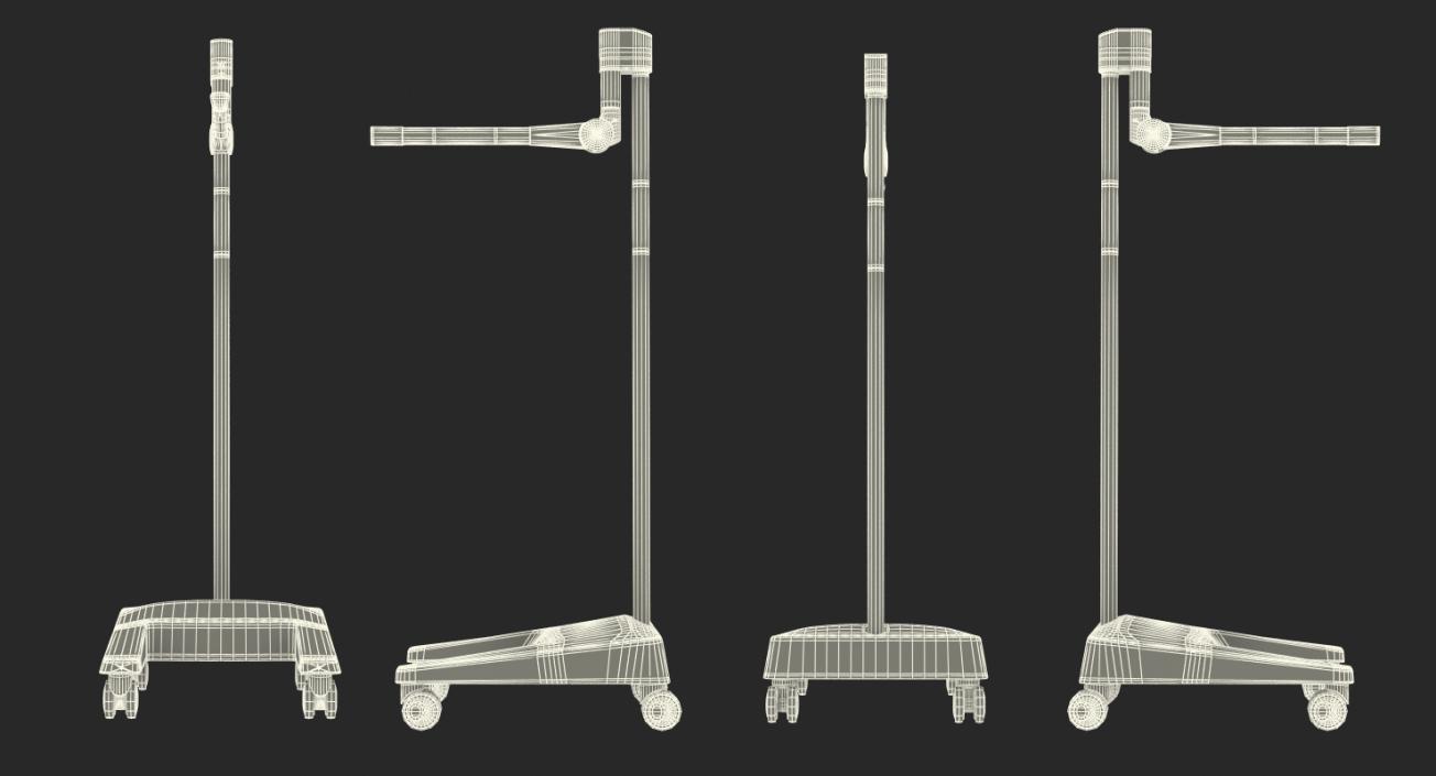 Medical Stand on Rollers 3D model