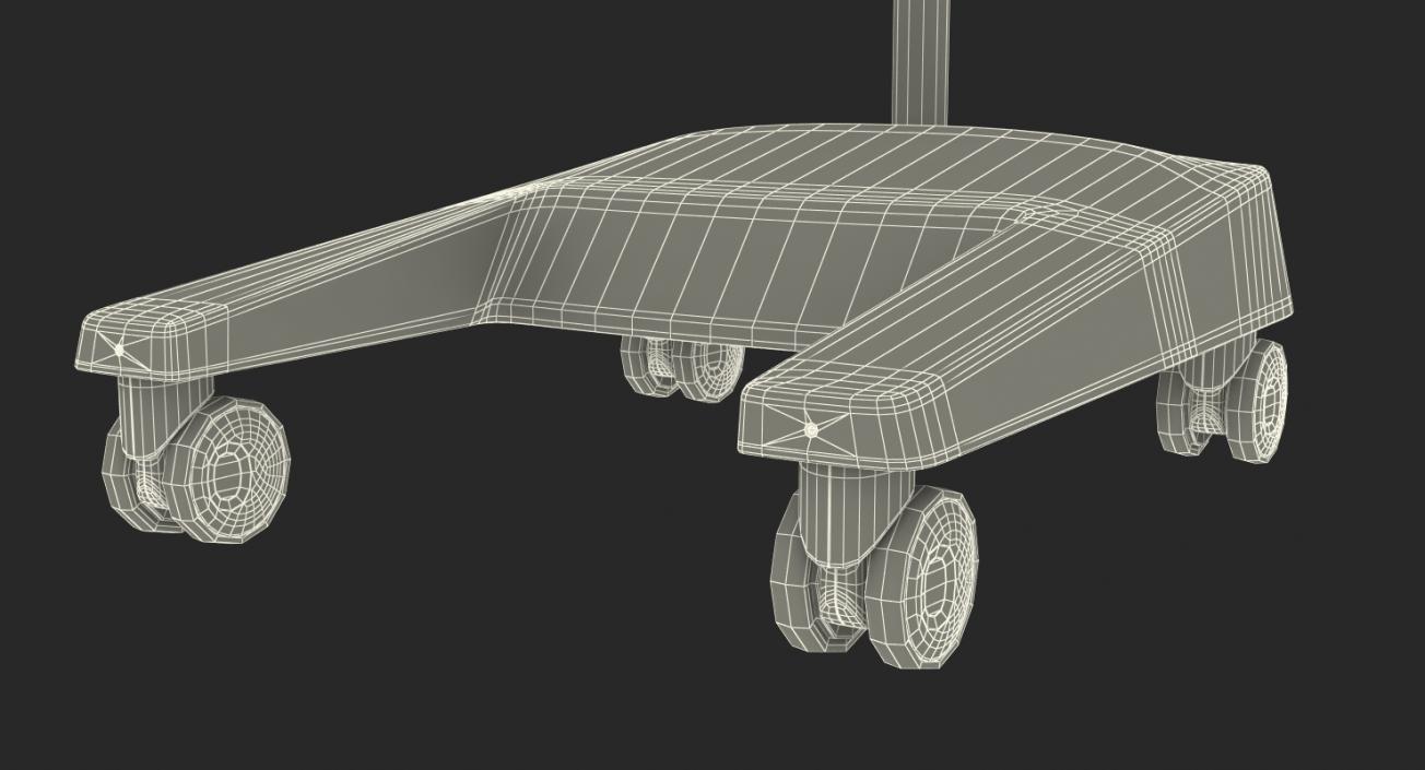 Medical Stand on Rollers 3D model