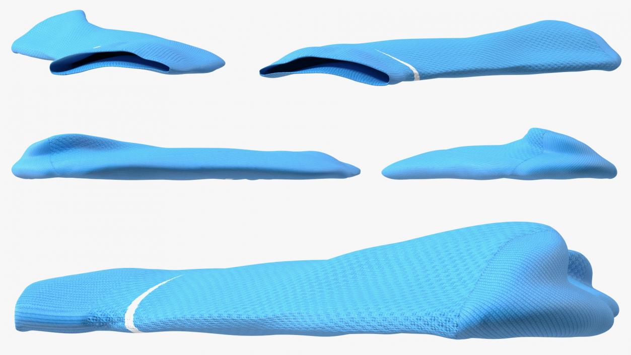 3D model Socks Nike Blue Idle