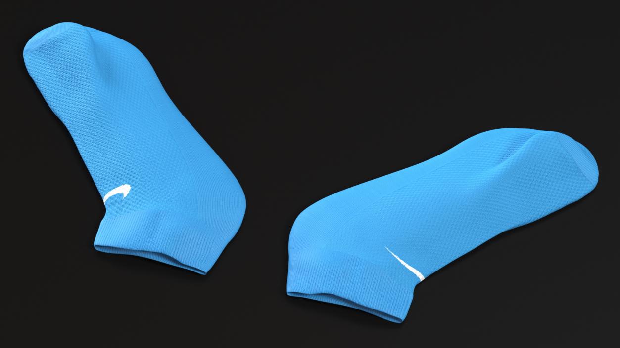 3D model Socks Nike Blue Idle