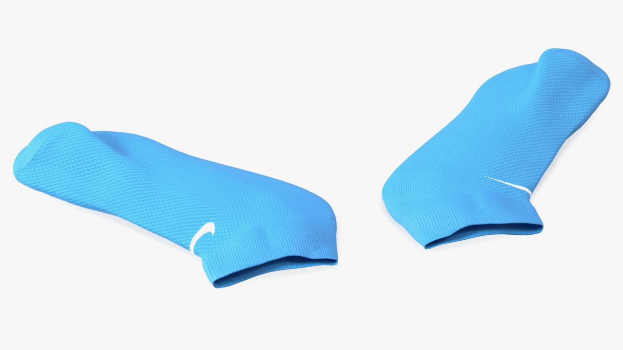 3D model Socks Nike Blue Idle