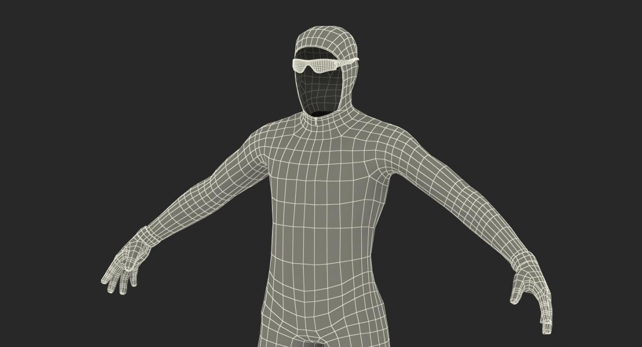 3D model Speed Skater Suit Generic