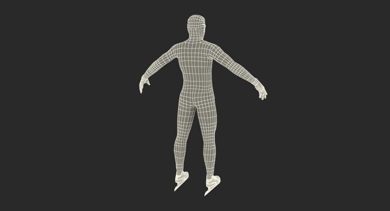 3D model Speed Skater Suit Generic