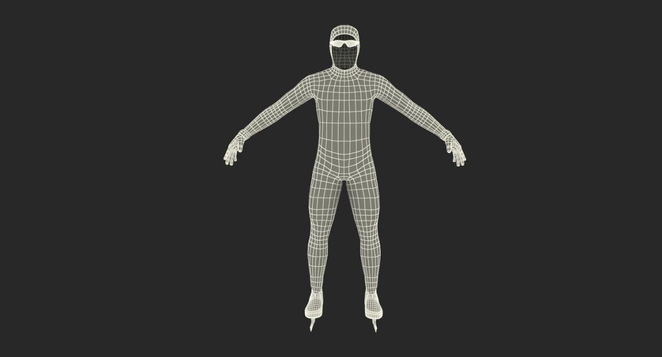 3D model Speed Skater Suit Generic