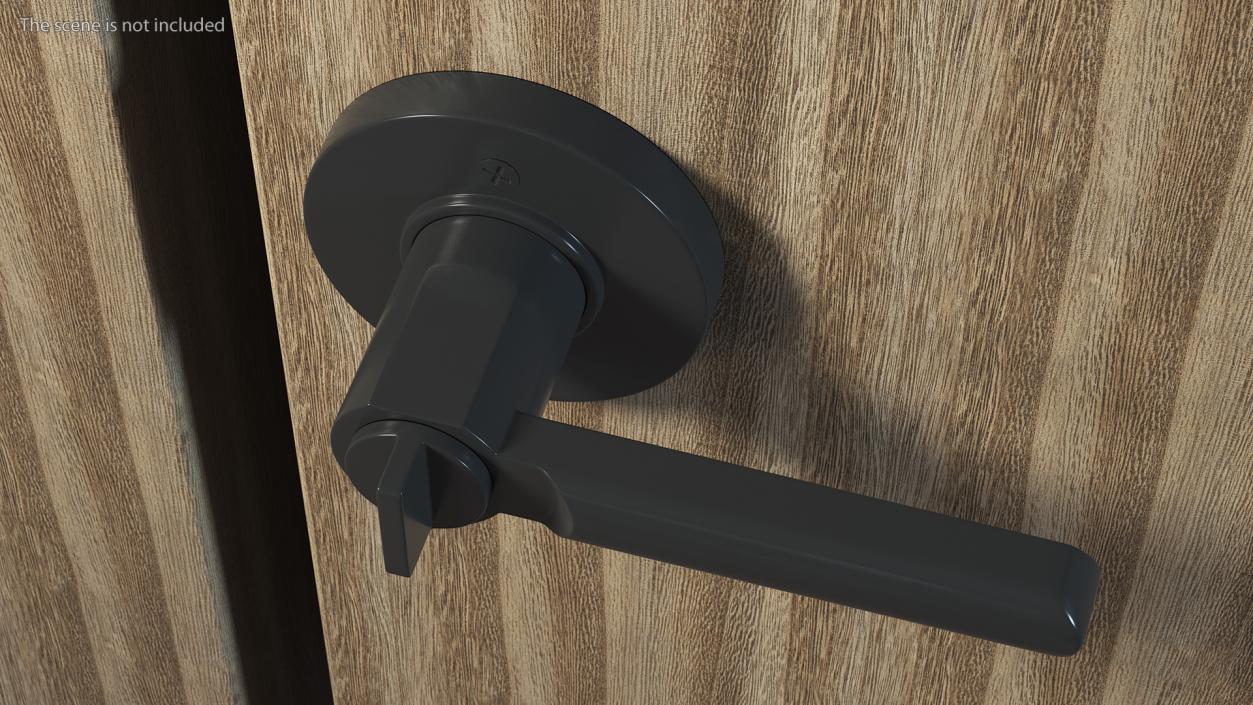 Black Door Handle 3D