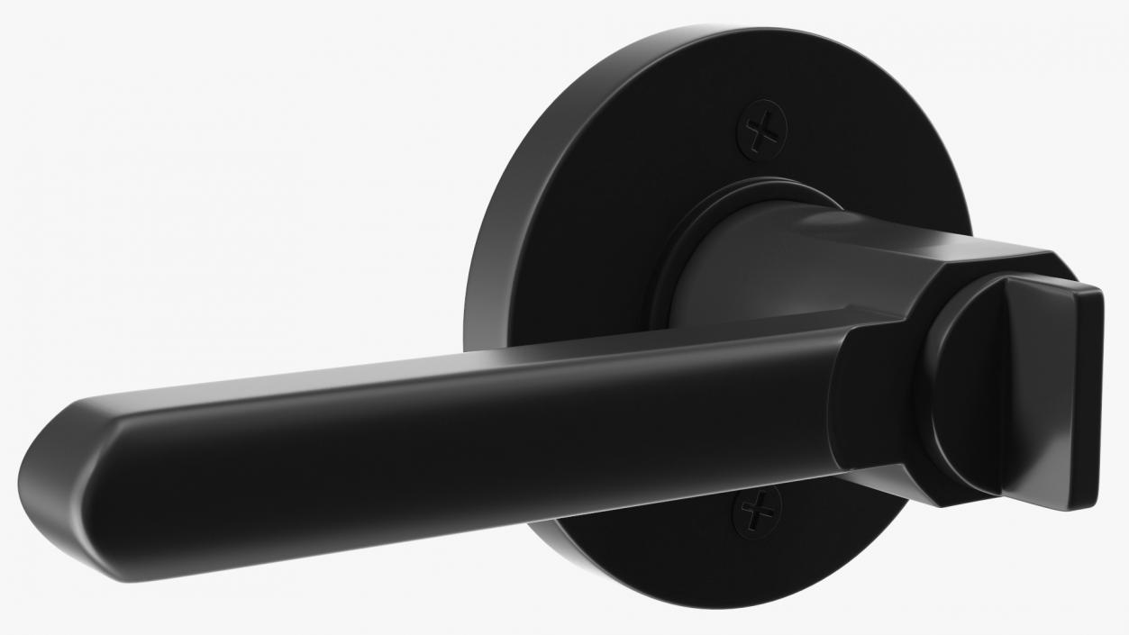 Black Door Handle 3D