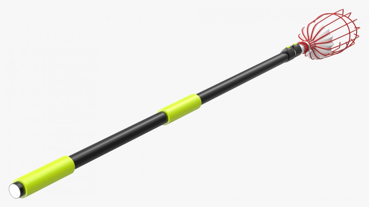 3D Fruit Picker Tool with Aluminum Telescoping Pole model