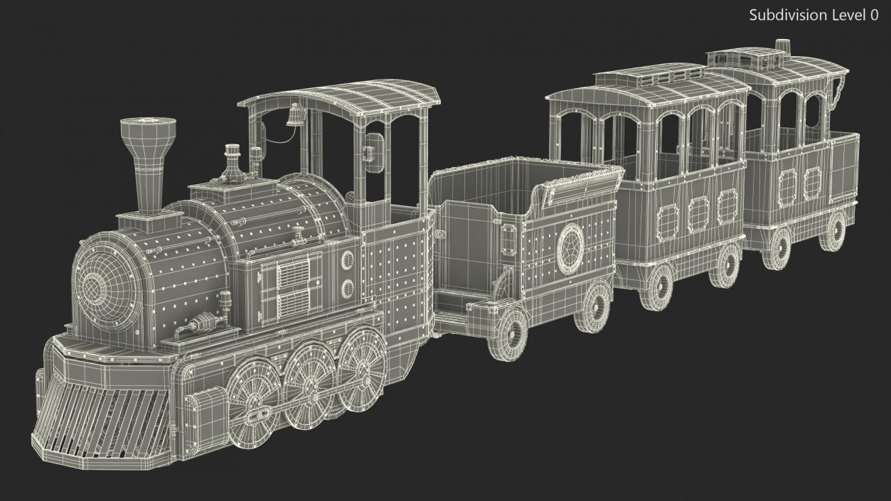 3D model Wattman Mini Express Children Train