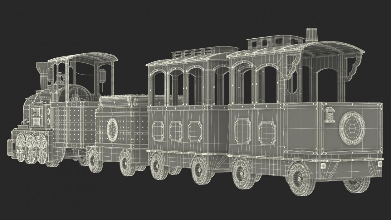 3D model Wattman Mini Express Children Train