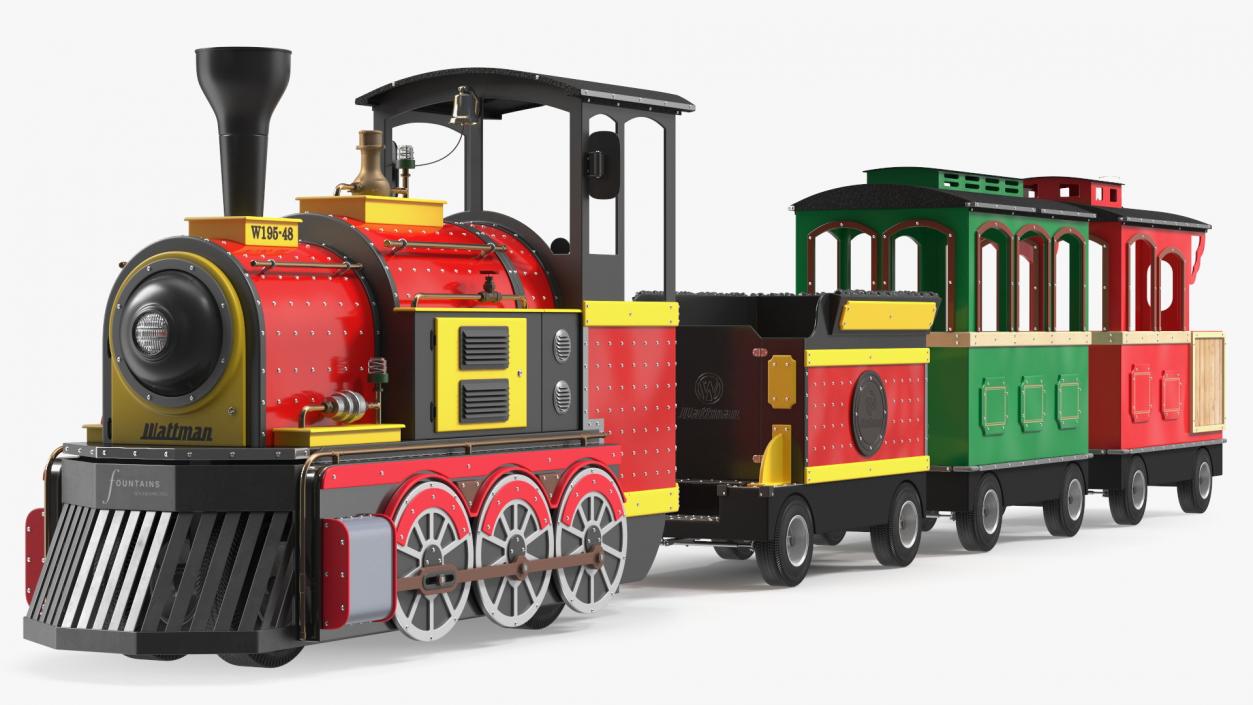 3D model Wattman Mini Express Children Train