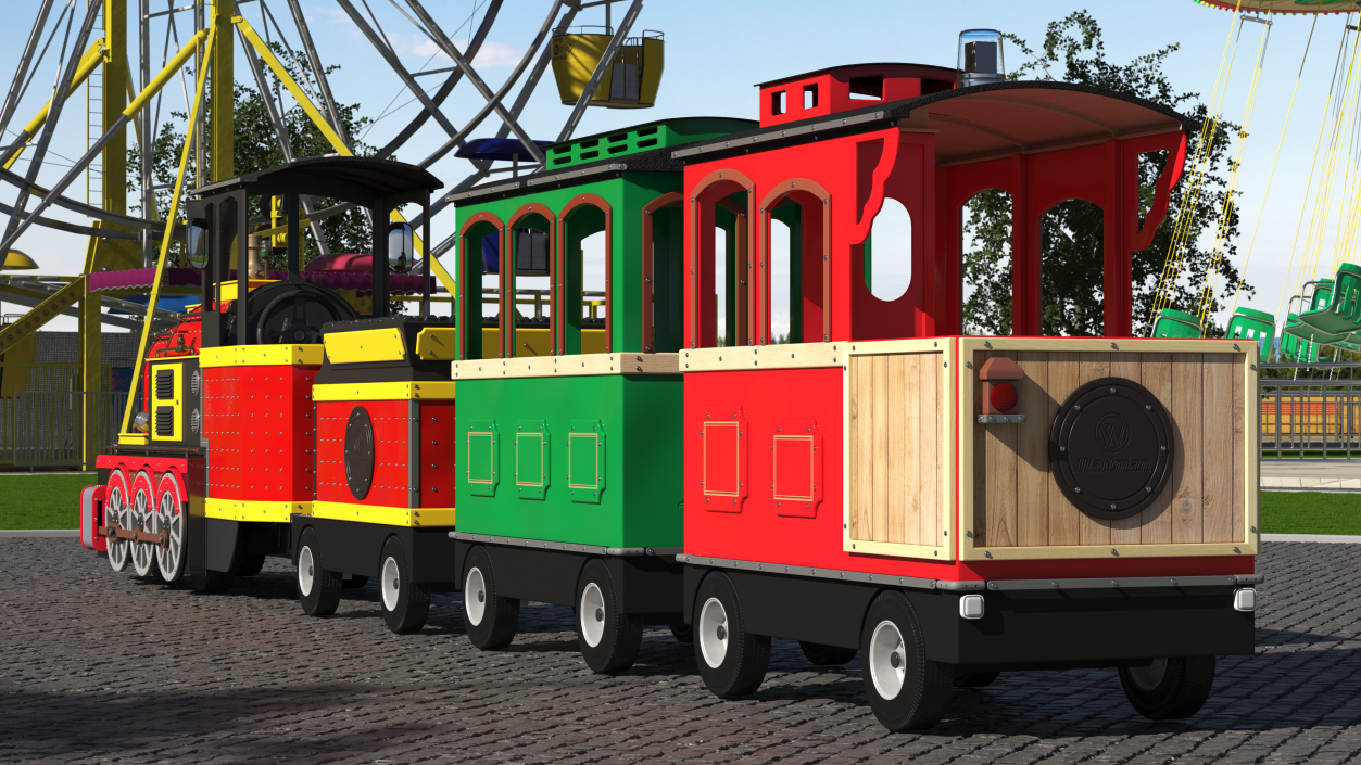 3D model Wattman Mini Express Children Train