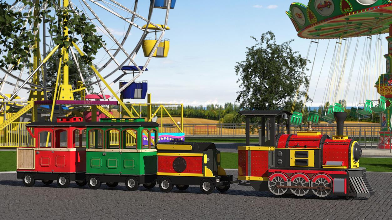 3D model Wattman Mini Express Children Train