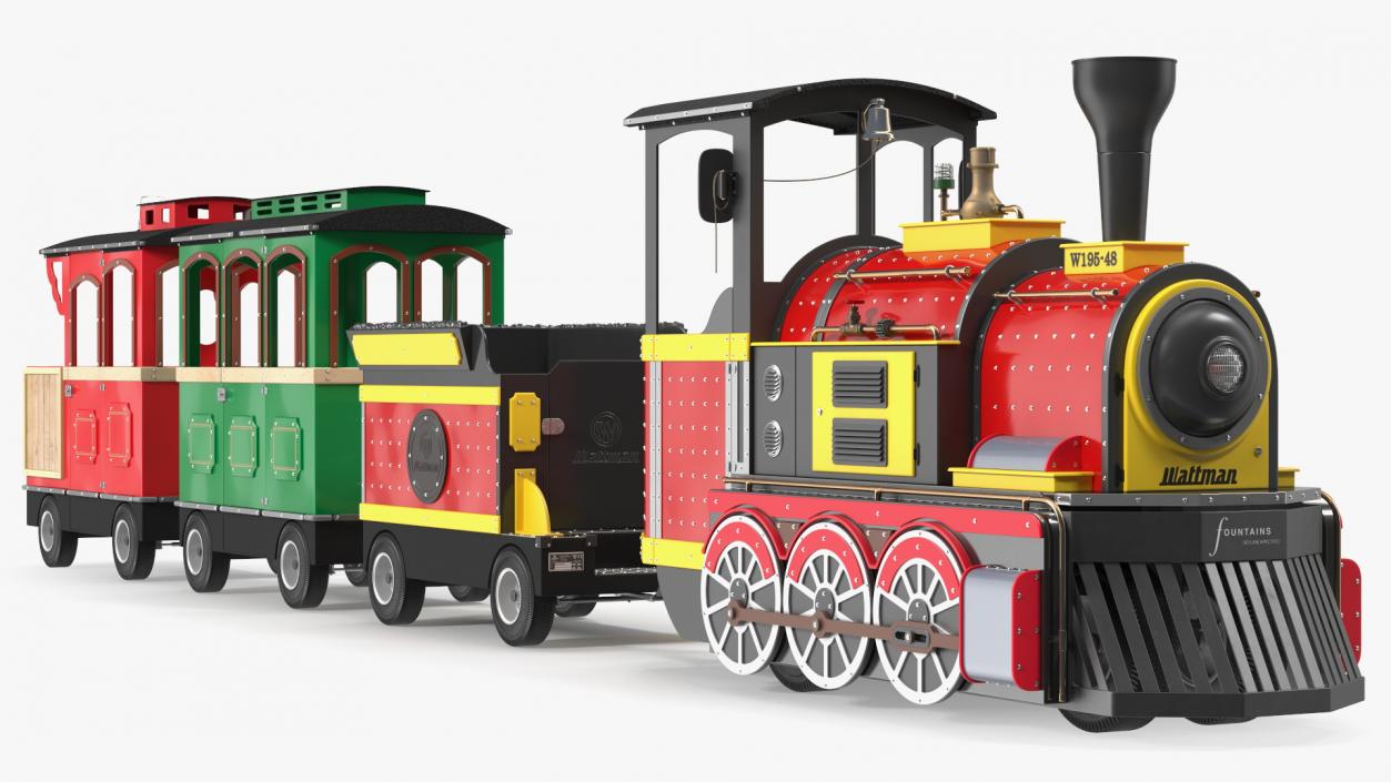 3D model Wattman Mini Express Children Train