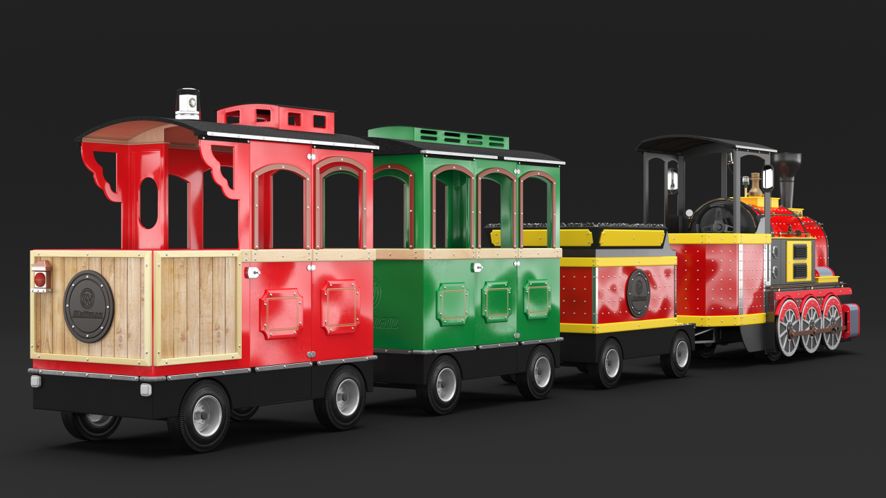 3D model Wattman Mini Express Children Train