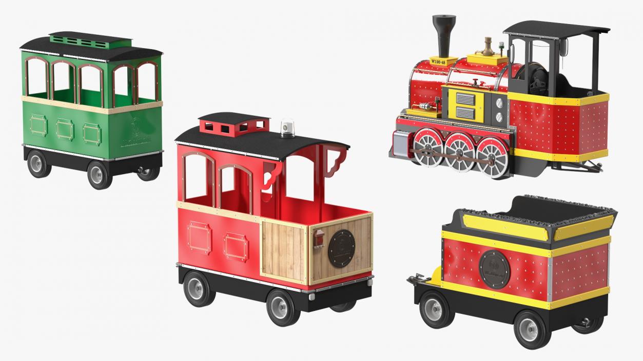 3D model Wattman Mini Express Children Train