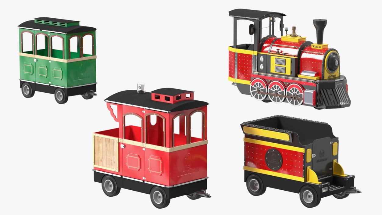 3D model Wattman Mini Express Children Train